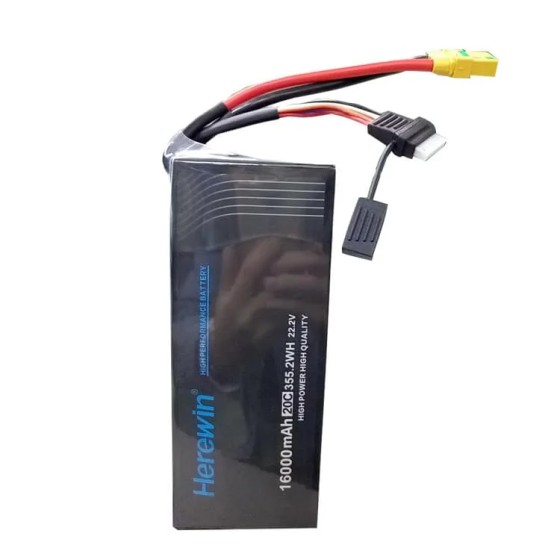 Wholesale 6S 16000MAH Herewin  Battery 22.2v  20 C Battery Agricultural Plant Protection Battery